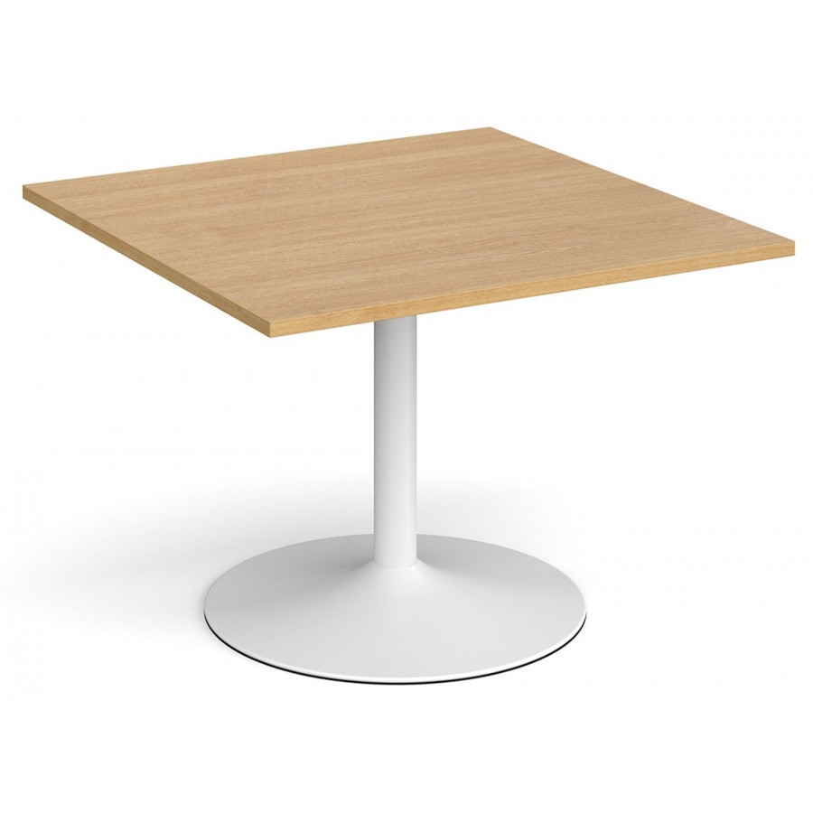 1000mm Square Meeting Table - Trumpet Base 